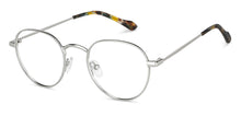 Load image into Gallery viewer, Silver Round Full Rim Unisex Eyeglasses by Lenskart Blu-149171