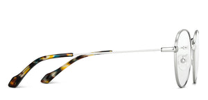 Silver Round Full Rim Unisex Eyeglasses by Lenskart Blu-149171