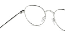Load image into Gallery viewer, Silver Round Full Rim Unisex Eyeglasses by Lenskart Blu-149171