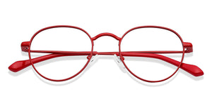 Red Round Full Rim Unisex Eyeglasses by Lenskart Blu-149173