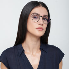 Load image into Gallery viewer, Black Round Full Rim Unisex Eyeglasses by Lenskart Blu-149174