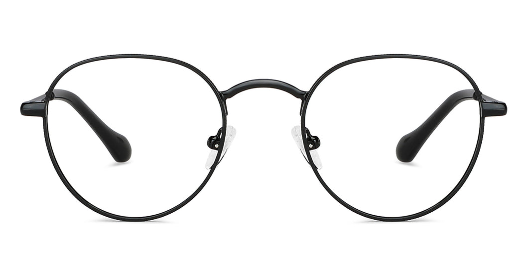 Black Round Full Rim Unisex Eyeglasses by Lenskart Blu-149174