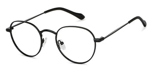Black Round Full Rim Unisex Eyeglasses by Lenskart Blu-149174