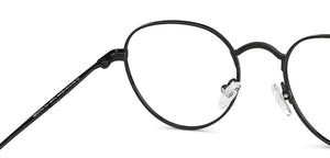 Black Round Full Rim Unisex Eyeglasses by Lenskart Blu-149174