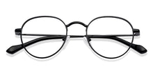 Load image into Gallery viewer, Black Round Full Rim Unisex Eyeglasses by Lenskart Blu-149174
