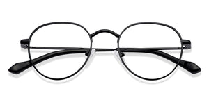 Black Round Full Rim Unisex Eyeglasses by Lenskart Blu-149174