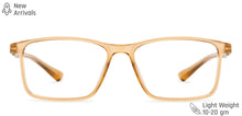 Load image into Gallery viewer, Brown Rectangle Full Rim Unisex Eyeglasses by Lenskart Blu-149769