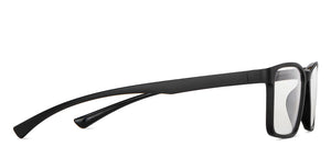 Black Rectangle Full Rim Unisex Eyeglasses by Lenskart Blu-150155