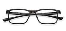 Load image into Gallery viewer, Black Rectangle Full Rim Unisex Eyeglasses by Lenskart Blu-150155