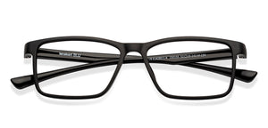 Black Rectangle Full Rim Unisex Eyeglasses by Lenskart Blu-150155