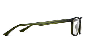 Green Rectangle Full Rim Unisex Eyeglasses by Lenskart Blu-151040