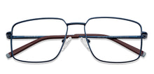 Load image into Gallery viewer, Blue Rectangle Full Rim Unisex Eyeglasses by Lenskart Blu-151160