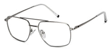 Load image into Gallery viewer, Silver Rectangle Full Rim Unisex Eyeglasses by Lenskart Blu-151168