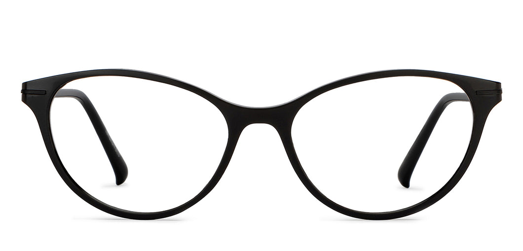 Black Cat Eye Full Rim Women Eyeglasses by Lenskart Blu-200279