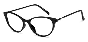 Black Cat Eye Full Rim Women Eyeglasses by Lenskart Blu-200279