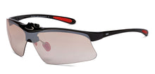 Load image into Gallery viewer, Black Sports Full Rim Unisex Sunglasses by Lenskart Boost-209811