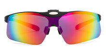Load image into Gallery viewer, Black Wayfarer Full Rim Unisex Sunglasses by Lenskart Boost-206486