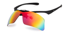 Load image into Gallery viewer, Black Sports Full Rim Unisex Sunglasses by Lenskart Boost-209831