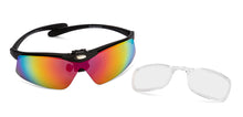 Load image into Gallery viewer, Black Sports Full Rim Unisex Sunglasses by Lenskart Boost-209831