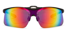 Load image into Gallery viewer, Black Wayfarer Full Rim Unisex Sunglasses by Lenskart Boost-206486