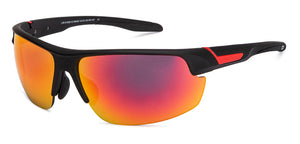 Black Wayfarer Full Rim Unisex Sunglasses by Lenskart Boost-206490