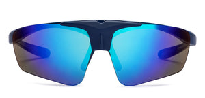 Blue Wayfarer Full Rim Unisex Sunglasses by Lenskart Boost-206492