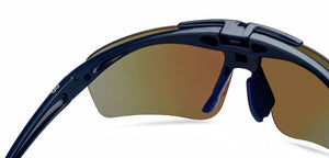 Blue Wayfarer Full Rim Unisex Sunglasses by Lenskart Boost-206492