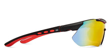 Load image into Gallery viewer, Black Wayfarer Full Rim Unisex Sunglasses by Lenskart Boost-206493