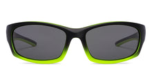 Load image into Gallery viewer, Black Sports Full Rim Unisex Sunglasses by Lenskart Boost-209816