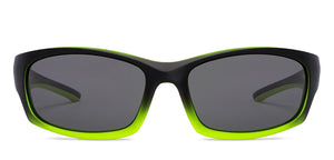 Black Sports Full Rim Unisex Sunglasses by Lenskart Boost-209816
