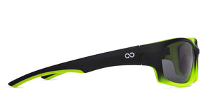 Black Sports Full Rim Unisex Sunglasses by Lenskart Boost-209816