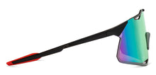 Load image into Gallery viewer, Black Sports Full Rim Unisex Sunglasses by Lenskart Boost-209835