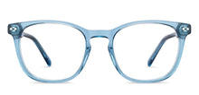 Load image into Gallery viewer, Blue Wayfarer Full Rim Unisex Eyeglasses by Lenskart Hustlr-217206