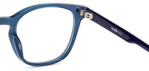 Blue Wayfarer Full Rim Unisex Eyeglasses by Lenskart Hustlr-217208