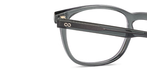 Grey Wayfarer Full Rim Unisex Eyeglasses by Lenskart Hustlr-217209