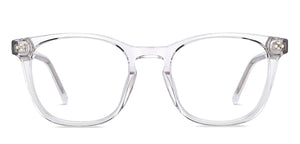 Transparent Wayfarer Full Rim Unisex Eyeglasses by Lenskart Hustlr-217210