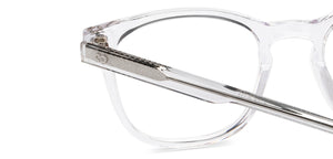 Transparent Wayfarer Full Rim Unisex Eyeglasses by Lenskart Hustlr-217210