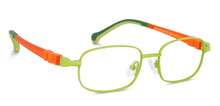 Load image into Gallery viewer, Green Rectangle Full Rim Kid Eyeglasses by Lenskart Junior Computer Glasses-142674