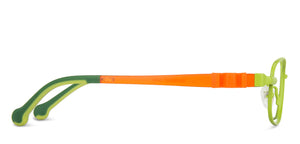 Green Rectangle Full Rim Kid Eyeglasses by Lenskart Junior Computer Glasses-142674