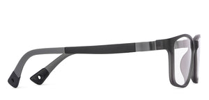 Grey Rectangle Full Rim  Kid Eyeglasses by Lenskart Junior-142633