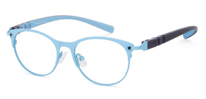 Blue Cat Eye Full Rim  Kid Eyeglasses by Lenskart Junior-142682