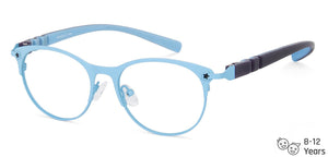 Blue Cat Eye Full Rim  Kid Eyeglasses by Lenskart Junior-142682
