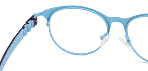 Blue Cat Eye Full Rim  Kid Eyeglasses by Lenskart Junior-142682
