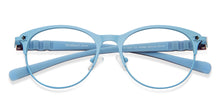 Load image into Gallery viewer, Blue Cat Eye Full Rim  Kid Eyeglasses by Lenskart Junior-142682