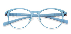 Blue Cat Eye Full Rim  Kid Eyeglasses by Lenskart Junior-142682