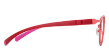 Load image into Gallery viewer, Pink Cat Eye Full Rim Kid Eyeglasses by Lenskart Junior Computer Glasses-142663