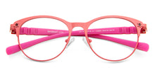Load image into Gallery viewer, Pink Cat Eye Full Rim Kid Eyeglasses by Lenskart Junior Computer Glasses-142663