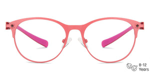 Pink Cat Eye Full Rim Kid Eyeglasses by Lenskart Junior Computer Glasses-142663