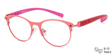 Load image into Gallery viewer, Pink Cat Eye Full Rim Kid Eyeglasses by Lenskart Junior Computer Glasses-142663
