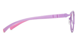 Purple Cat Eye Full Rim Kid Eyeglasses by Lenskart Junior Computer Glasses-142664